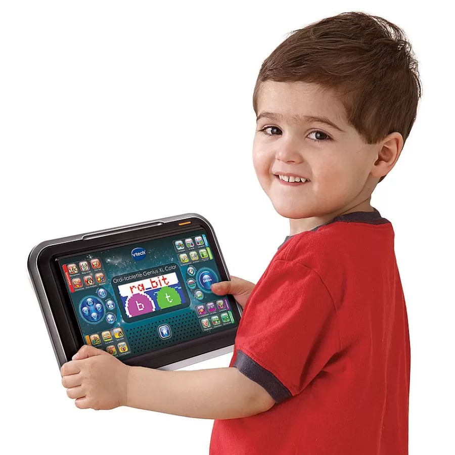 Ordinateurs, Tablettes Et Consoles-VTech Ordi-Tablette Genius Xl Color - Noir