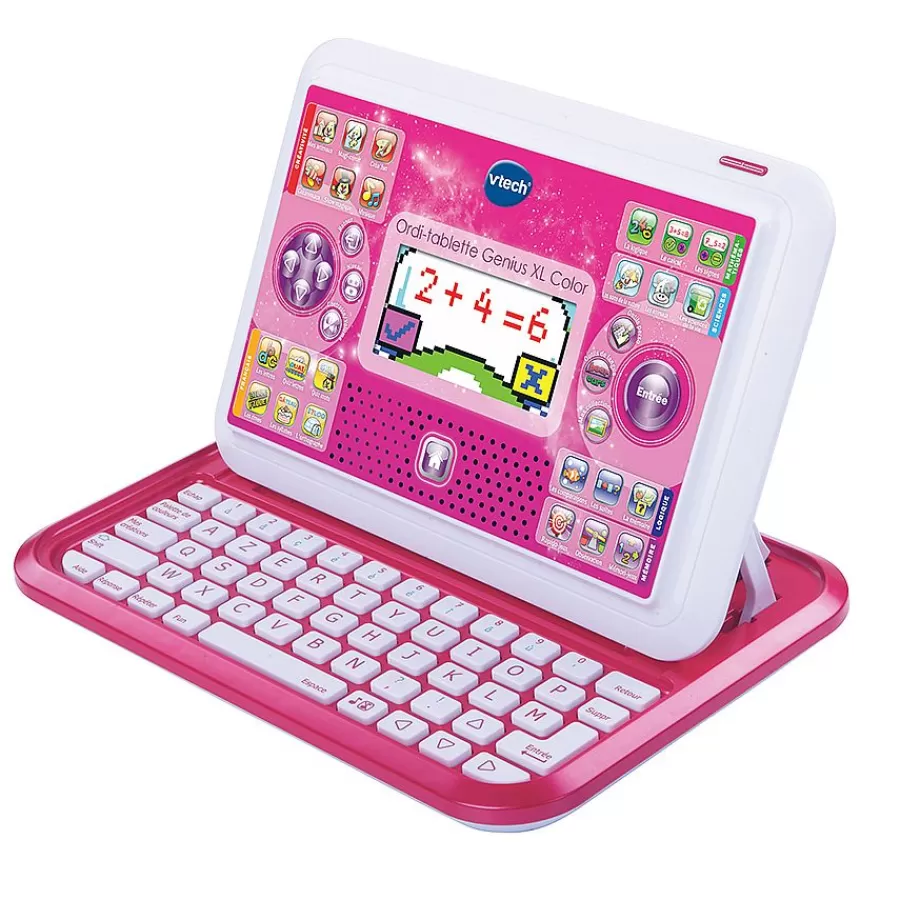 Ordinateurs Pour Enfants-VTech Ordi-Tablette Genius Xl Color - Rose