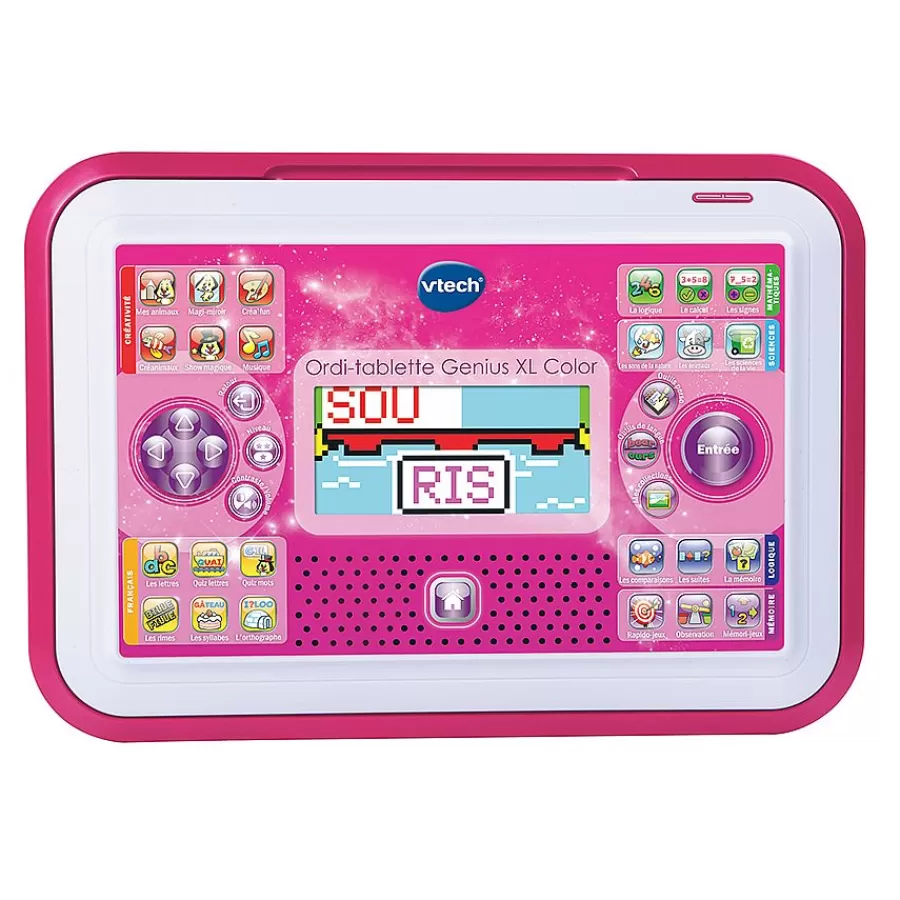 Ordinateurs Pour Enfants-VTech Ordi-Tablette Genius Xl Color - Rose