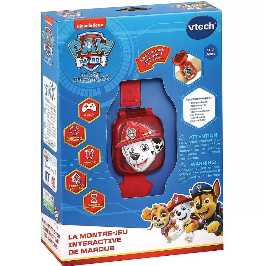 Montres Pour Enfants-VTech Pat Patrouille - La Montre-Jeu Interactive De Marcus