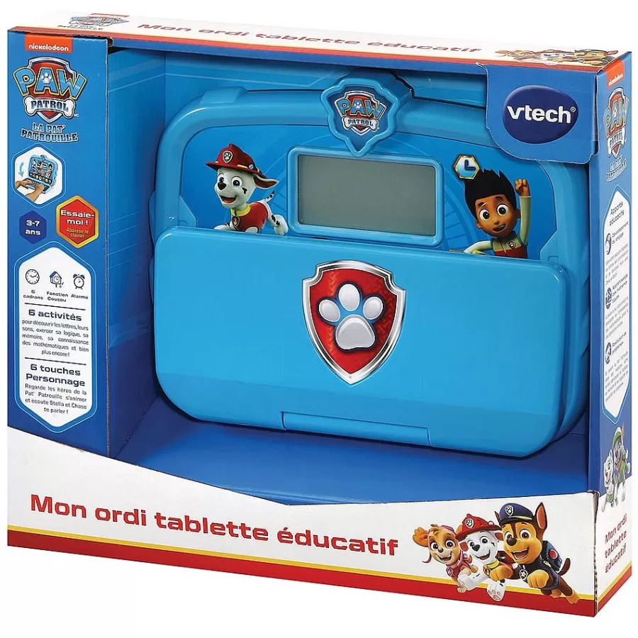 Pat'Patrouille, Peppa Pig, Bluey-VTech Pat Patrouille - Mon Ordi Tablette Educatif