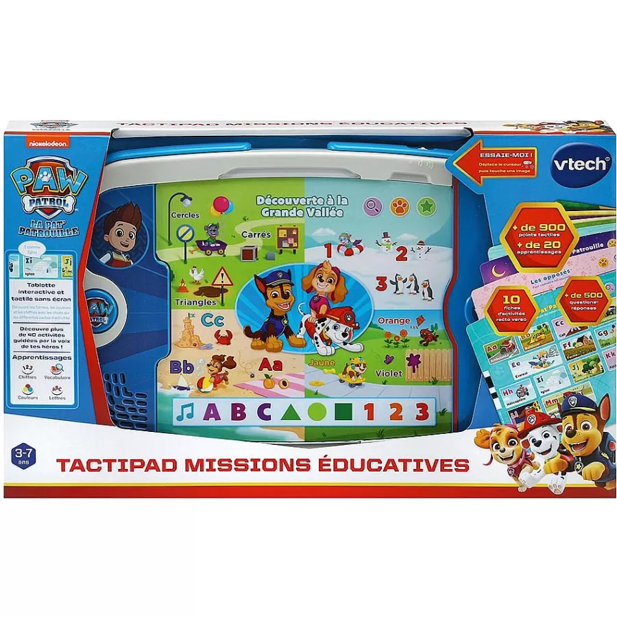 Pat'Patrouille, Peppa Pig, Bluey-VTech Pat Patrouille - Tactipad Missions Educatives