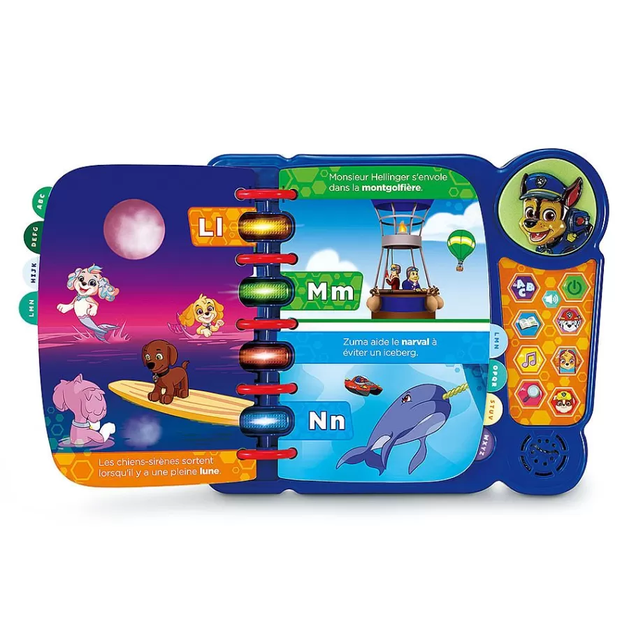 Pat'Patrouille, Peppa Pig, Bluey-VTech Pat'Patrouille - Mon Livre-Jeu Mission Alphabet