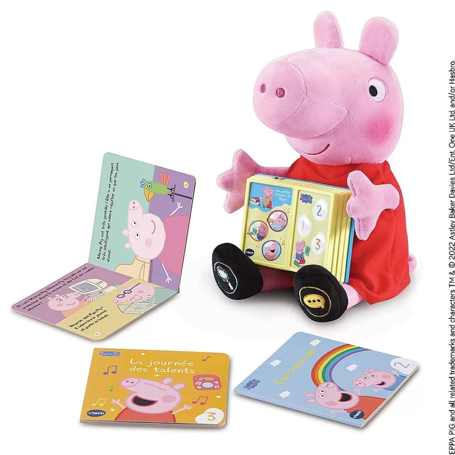 Peluches Et Compagnons Interactifs-VTech Peppa Pig - Les Petites Histoires De Peppa