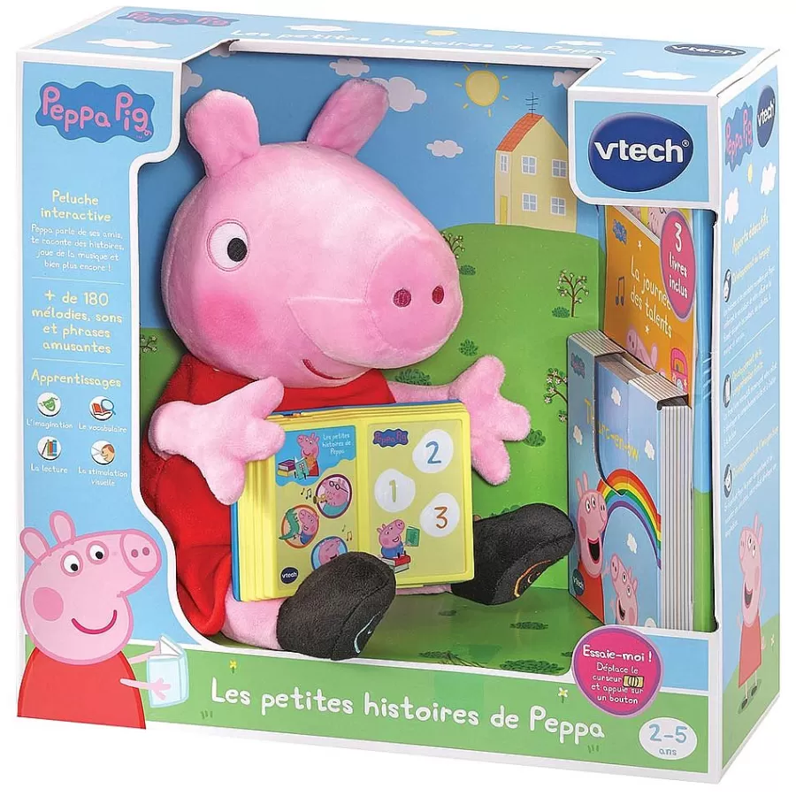 Peluches Et Compagnons Interactifs-VTech Peppa Pig - Les Petites Histoires De Peppa