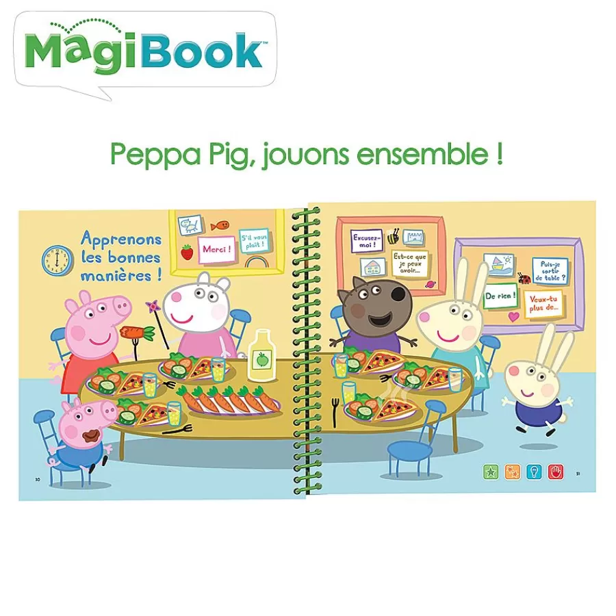 Jeux Pour Apprendre A Lire, Compter, Ecrire-Magibook Peppa Pig, Jouons Ensemble !