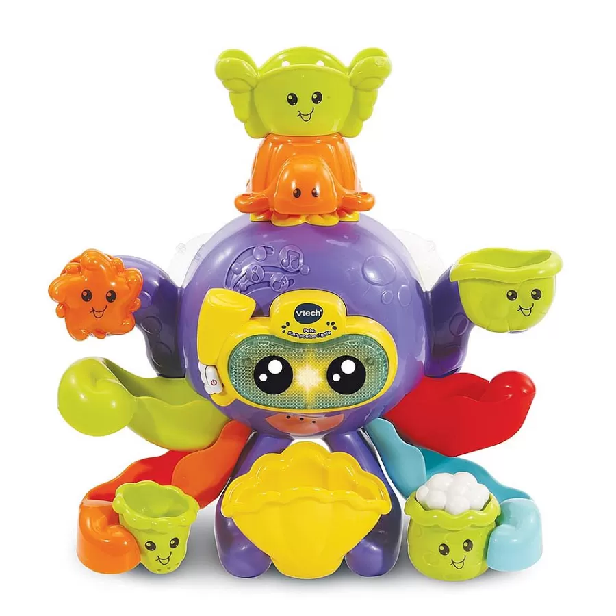 Jouet De Bain-VTech Baby Polo, Mon Poulpe Rigolo