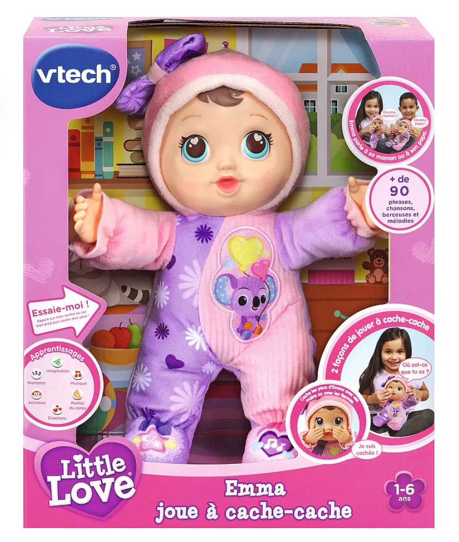 Poupees-Little Love Poupee Emma Cache-Cache Bebe - Poupee