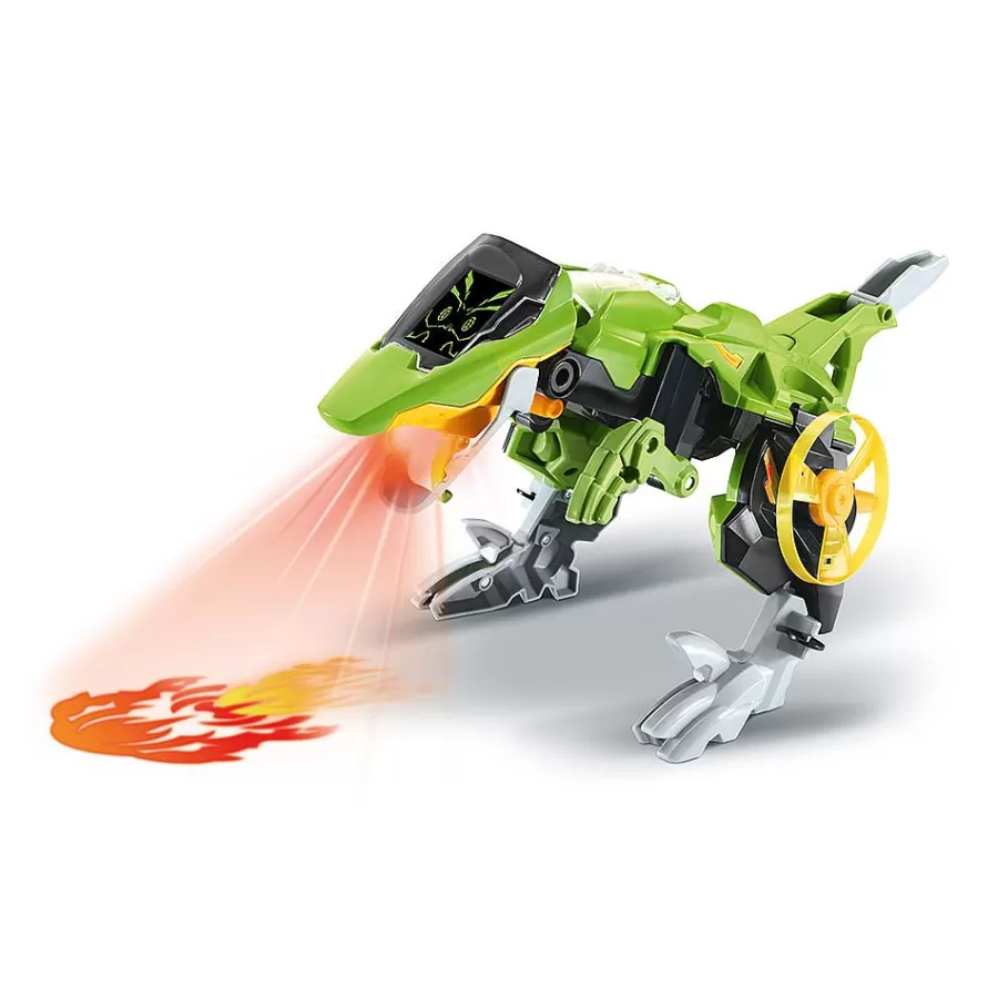 Voitures Dinos-Switch & Go Dinos Pulsor, Le Super Therizinosaure - Fire - Vehicules Interactifs