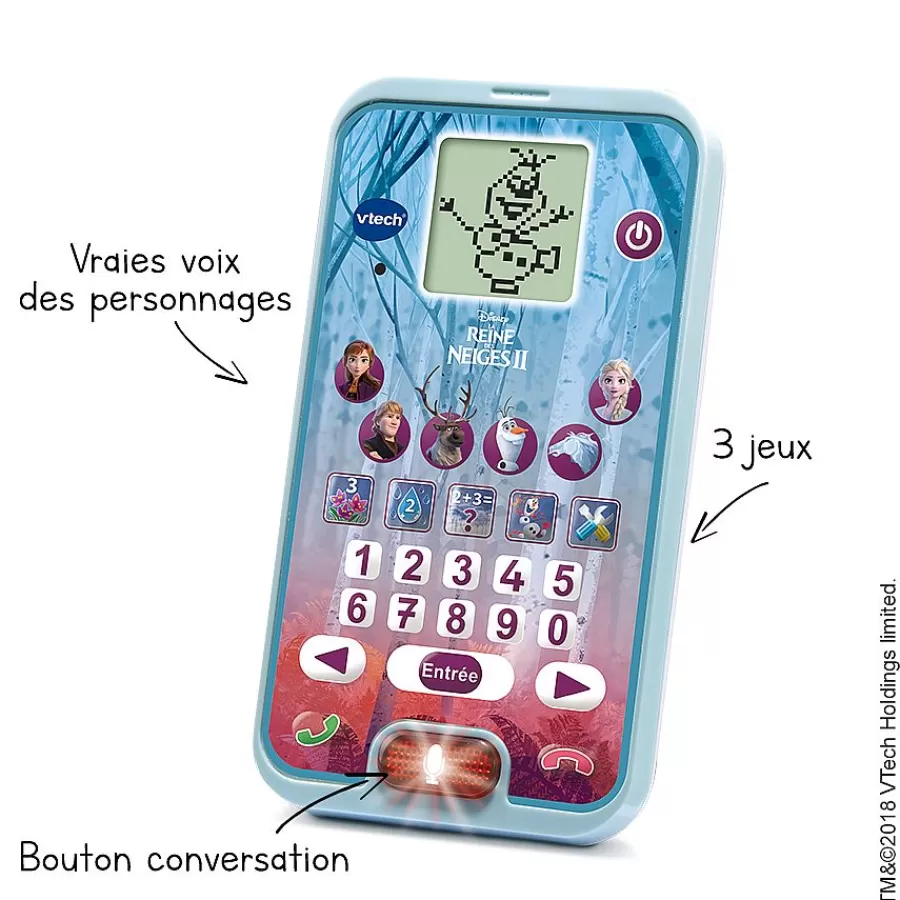 Pat'Patrouille, Peppa Pig, Bluey-Storio Reine Des Neiges 2 - Le Smartphone Educatif