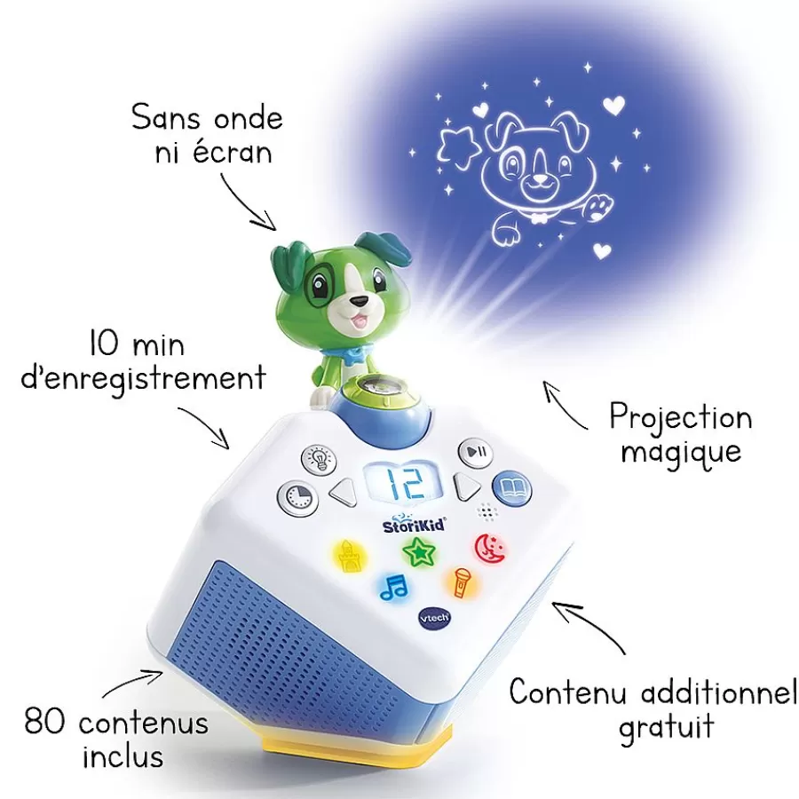 Conteurs D'Histoires-VTech Storikid, Ma Boite A Histoires Interactive - Vert