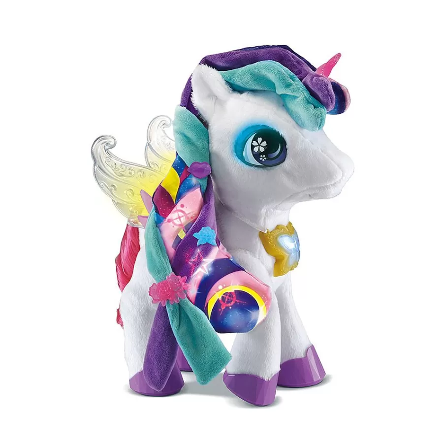 Peluches Et Compagnons Interactifs-Kidi Styla, Ma Licorne Maquillage Magique