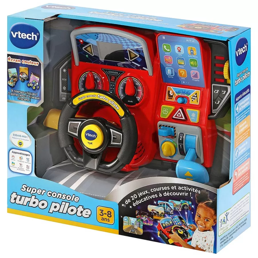 Ordinateurs, Tablettes Et Consoles-VTech Super Console Turbo Pilote