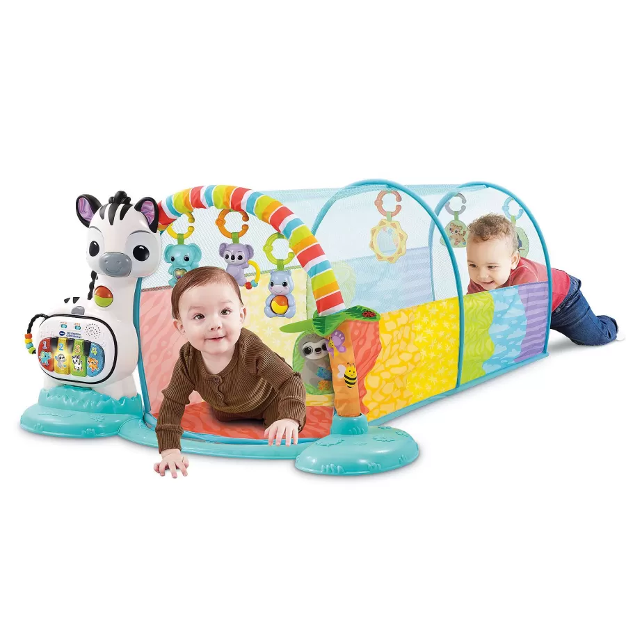 Tapis D'Eveil Et Arches-VTech Baby Super Tunnel Des Decouvertes 6 En 1