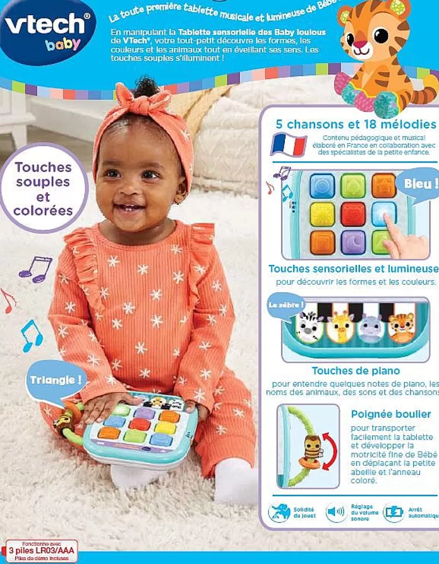 Ordis Et Tablettes Pour Bebe-VTech Baby Tablette Sensorielle Des Baby Loulous