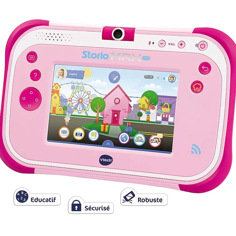 Tablettes Enfant-Storio Tablette Max 2.0 5' Rose - Tablette Enfant Multimedia