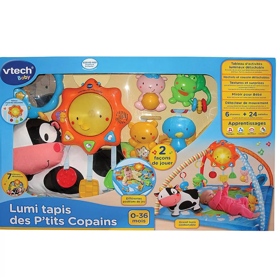 Tapis D'Eveil Et Arches-VTech Baby Tapis D'Eveil Lumi Tapis Des P'Tits Copains