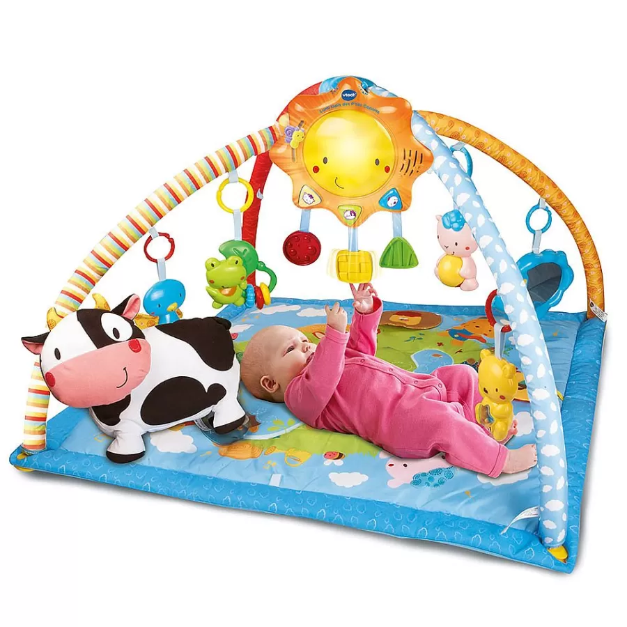 Tapis D'Eveil Et Arches-VTech Baby Tapis D'Eveil Lumi Tapis Des P'Tits Copains