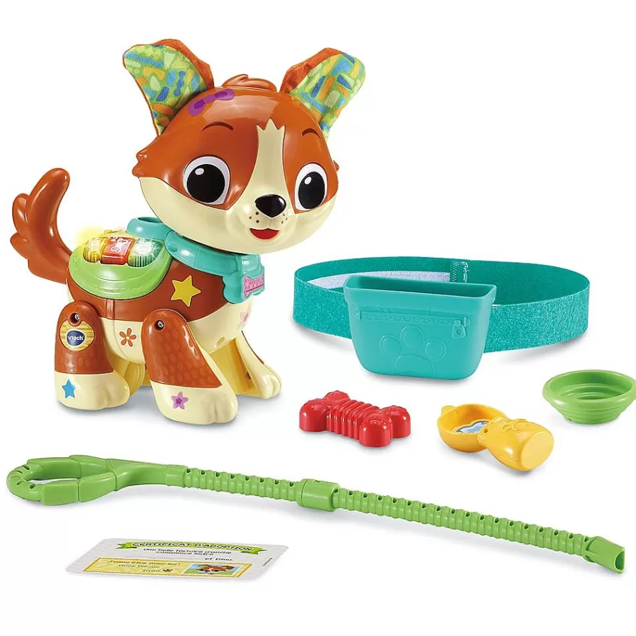 Animaux Interactifs-VTech Baby Titou, Mon Toutou Balade Magique