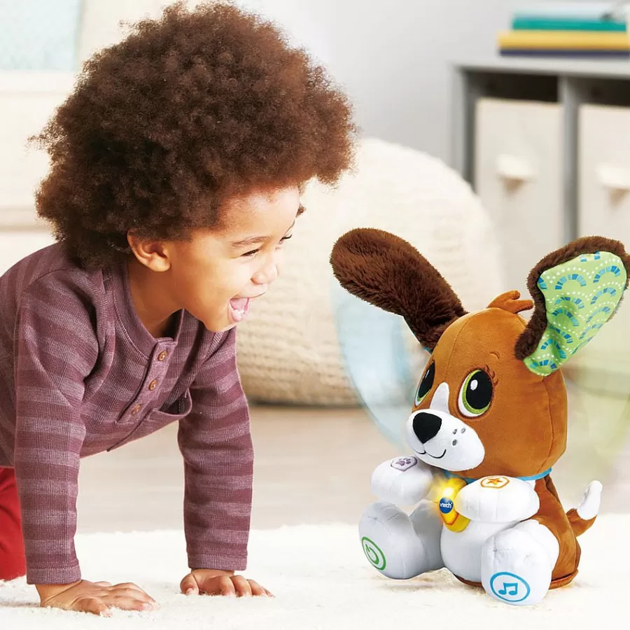 Animaux Interactifs-VTech Baby Toutou Parle Avec Moi - Chien Peluche Interactif