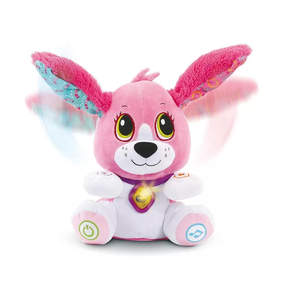 Animaux Interactifs-VTech Baby Toutou Parle Avec Moi Rose - Peluche Interactive