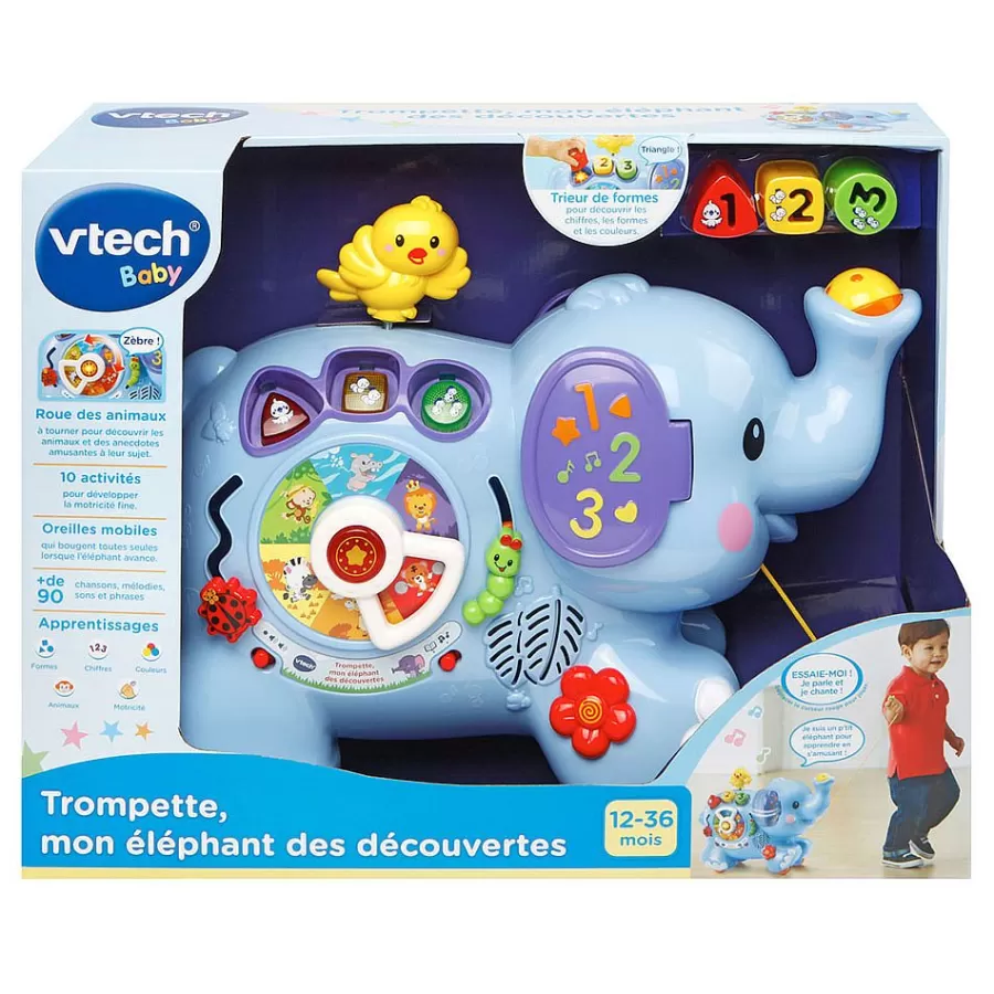 Tables D'Activites-VTech Baby Trompette, Mon Elephant Des Decouvertes