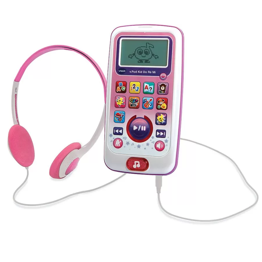 Ordinateurs, Tablettes Et Consoles-VTech V.Pod Kid Do, Re, Mi Rose - Baladeur Pour Enfant